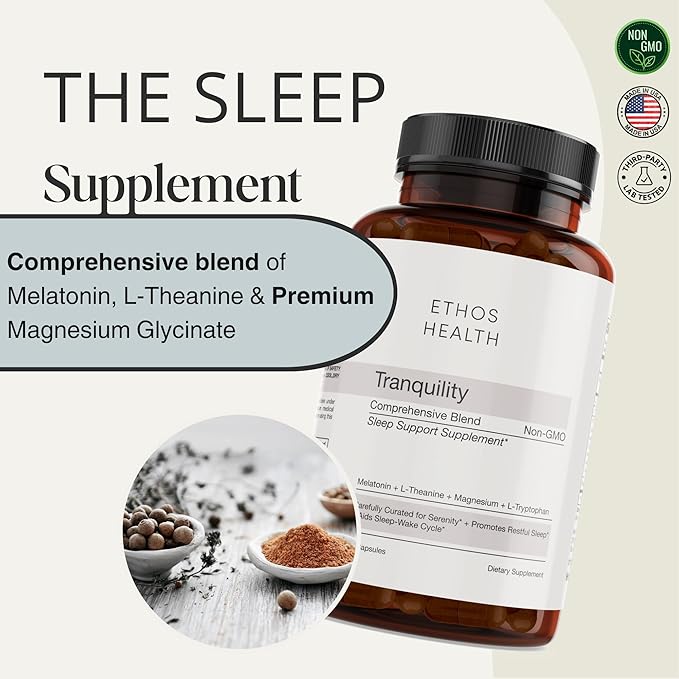 Dr. Scott's Natural Sleep Remedy, Doctor-Formulated Natural Sleep Aid, Melatonin for Adults, Sleeping Aid for Deeper and Better Sleep, Non-Habit Forming Sleeping Pills, 60 Vegan Capsules