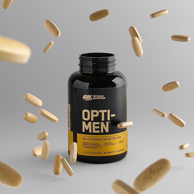 Optimum Nutrition Opti-Men, Vitamin C, Zinc and Vitamin D, E, B12 for Immune Support Mens Daily Multivitamin Supplement, 150 Count (Packaging May Vary)