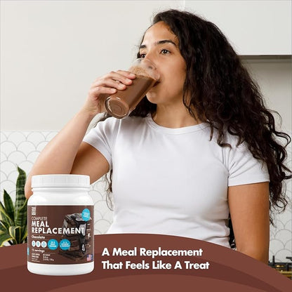 Yes You Can! Meal Replacement Shake - 20G Protein, 5G Fiber, 21 Vitamins & Minerals, 0G Added Sugar - Meal Replacement Protein Powder - Complete All-in-One Nutrition - 15 Servings (Chocolate) - 2 Pack