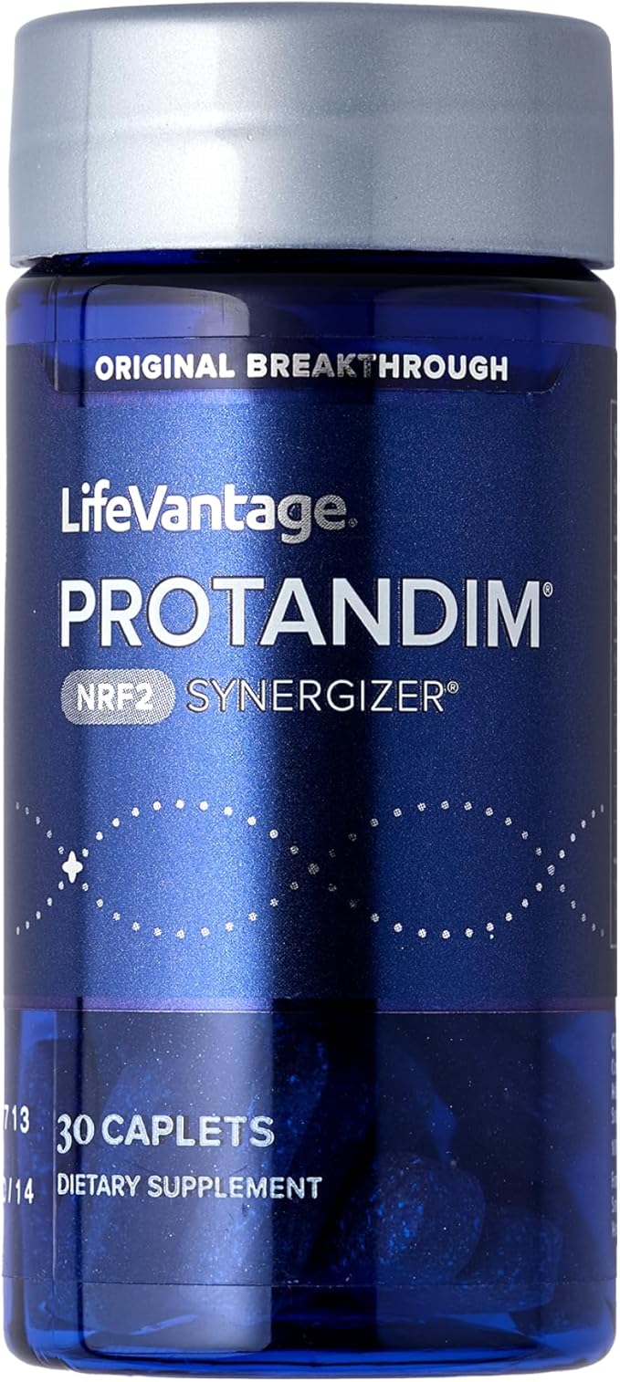 Protandim Nrf2 Synergizer (30 Caps) Nrf2 Activator, Healthy Aging Supplement, Antioxidants Fight Oxidative Stress, 5 Herb Blend, Supports Cellular Health, Ashwagandha, Turmeric, Milk Thistle