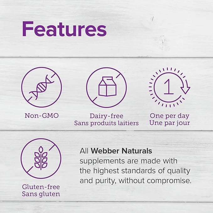 Webber Naturals Super Vitamin K2 MK-7 120 mcg with Vitamin D3, 90 Softgels, Supports Bones, Teeth, and Cardiovascular System