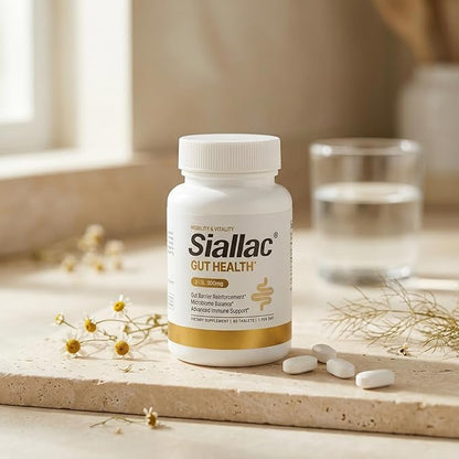 Gut Health - Gut Barrier Function, Epithelial Cell Growth, Immune Support, Enhances Nutrient Absorption, Microbiome Balance (HMO 3'-SL) (1 Pack)