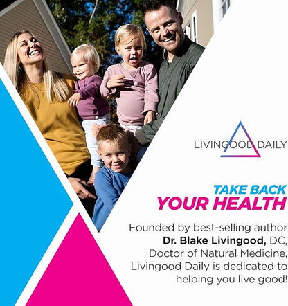 Livingood Daily Chocolate Collagen Powder for Women & Men, Hydrolyzed Collagen Peptides Powder with Vitamin C, Protein with 20 Amino Acids, Type I & III, Grass Fed, Keto, Paleo, Gluten Free, 30 Srvgs