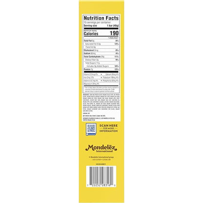 LUNA Bar - Mash-Ups LemonZest + Blueberry Flavor - Gluten Free Snack Bars - Non-GMO - Protein Bars - Made with Organic Oats (15 Pack)
