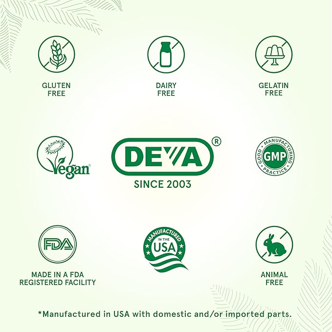 DEVA Vegan Vitamin D2 800 IU, Ergocalciferol Supplement with No Animal Ingredients, 90 Tablets (Pack of 2)