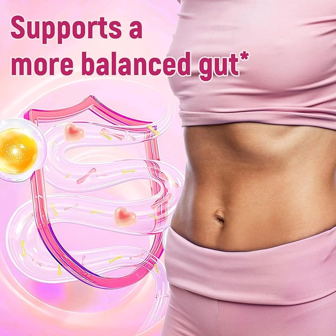 Migcopat 10G Fiber Gummies with Collagen Peptides, Hyaluronic Acid, Vitamin C, ACV, 30 Billion CFU Probiotics – Sugar Free Collagen Gummy for Skin, Hair & Nails – Digestive Health Support – 60 Cts