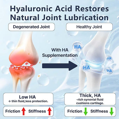 Hyaluronic Acid for Dogs – Liquid Joint Supplement for Dogs Supporting Mobility, Cartilage & Flexibility – Dog Joint Supplement for Joints, Skin, Coat & Eye Hydration – Pure, High-Molecular HA Drops