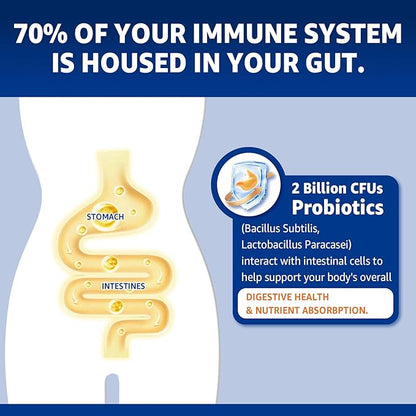 Zinc Picolinate Gummies with Copper + Probiotics, Vitamin B6 for Max Absorption, Zinc Supplements for Men and Women, Two Essential Minerals Balance Formula for Immunity and Gut Health, Vegan, 120 Cts