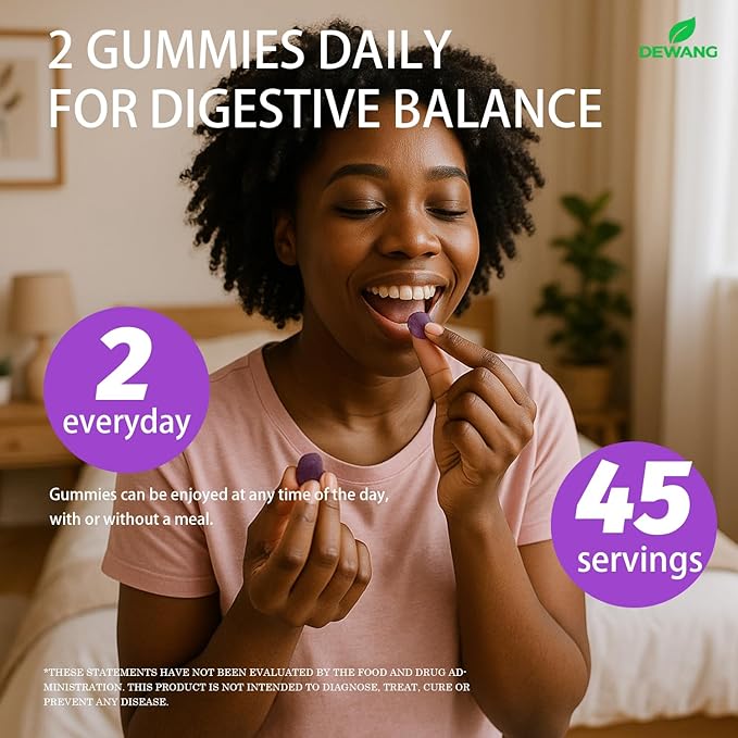 DEWANG Premium Feminine Balance Gummies for Women’s - Immune Support& PH Balance - Vegan, Gluten-Free - Grapes Flavor, 90 Count 45 Servings (2, Grape)