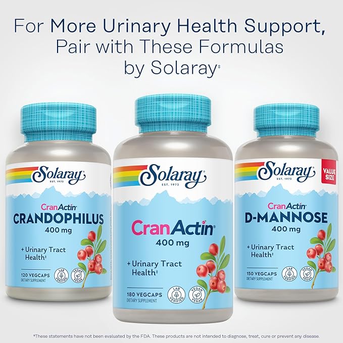 Solaray, Cranactin, 180 Veggie Capsules