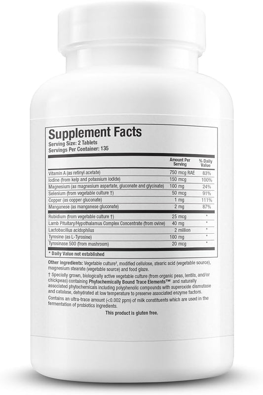 Biotics Research Thyrostim™–Endocrine & Thyroid Support for Women & Men–Supplement Balance Thyroid Hormones, Supports Thyroid Gland, Boost Metabolism, Aid Digestion & Nervous System–270 Tablets