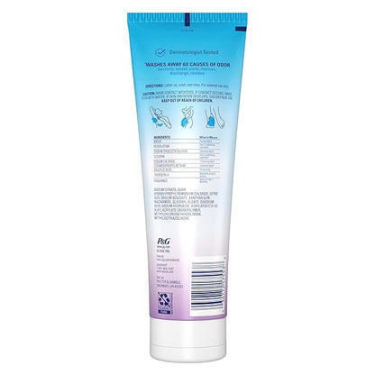Secret Feminine Wash, 24 HR Deodorizing Feminine Body Wash for Women, Removes 6x Causes of Odor, PH Balanced, Safe to Use Everywhere, Lilac & Waterlily Scent, 8.0 oz