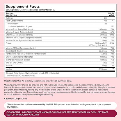 WeightWorld Adult Multivitamin Gummies for Women & Men of All Age - Halal-Suitable with Key Ingredients Like Vitamin A, C, D3, B6, B12 & Biotin - 50+ Mens & Womens Multivitamin Gummies - 120 Ct
