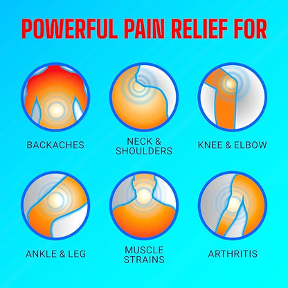 Icy Hot Original Pain Relief No-Mess Roll-On Applicator, Fast-Acting Pain Relief with Max Strength Menthol 16%, Contrast Therapy for Backaches, Joints, Muscle Strains and Arthritis, 2.5 oz