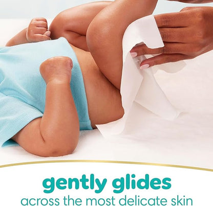Pampers Sensitive Baby Wipes, Water Based, Hypoallergenic and Unscented, 18 Flip-Top Packs (1008 Wipes Total) [Packaging May Vary]