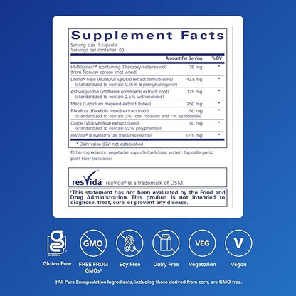 Pure Encapsulations MenoVive | Broad | Range Support for Menopausal Health and Comfort* | 60 Capsules
