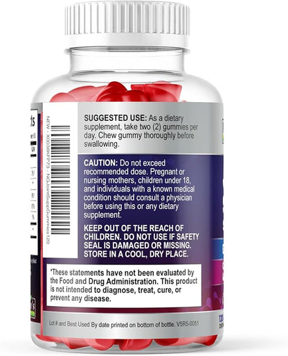 Joint Support Supplement - Extra Strength Glucosamine Gummy Supports Joints Health & Flexibility for Back, Knees, Hands - Natural Vitamin E Immune Support - Best Gummies for Women & Men - 120 Gummies