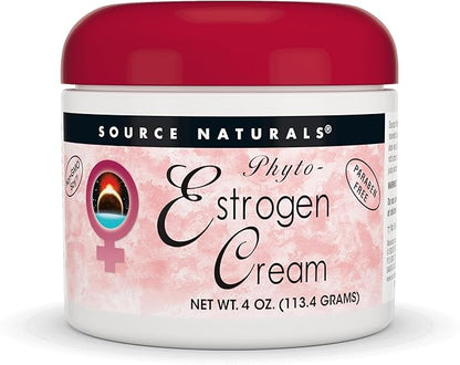 Source Naturals Phyto-Estrogen Cream, Paraben-Free - 4 oz Cream