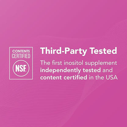 Theralogix Ovasitol Inositol Powder - 90-Day Supply - Myo-Inositol & D-Chiro Inositol for Hormone Balance & Ovarian Function Support* - NSF Certified - 400 g (180 Servings)