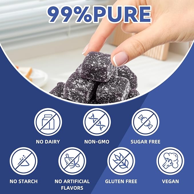 Methylene Blue Gummies Cognitive Support for Men - 60 Gummies
