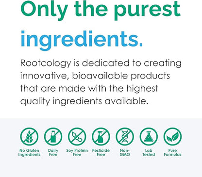 Rootcology by Dr. Izabella Wentz | Selenium + Myo-Inositol | Comprehensive Blend to Promote Hormone Balance and Immune System Health | 60 Capsules
