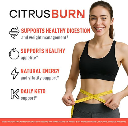 (2 Pack) Citrus Burn Capsules - Official CitrusBurn Pills Supplement Support All Natural Ingredients Advanced Formula Premium Multivitamin for Overall Health & Wellness, 120 Capsules for 2 Months