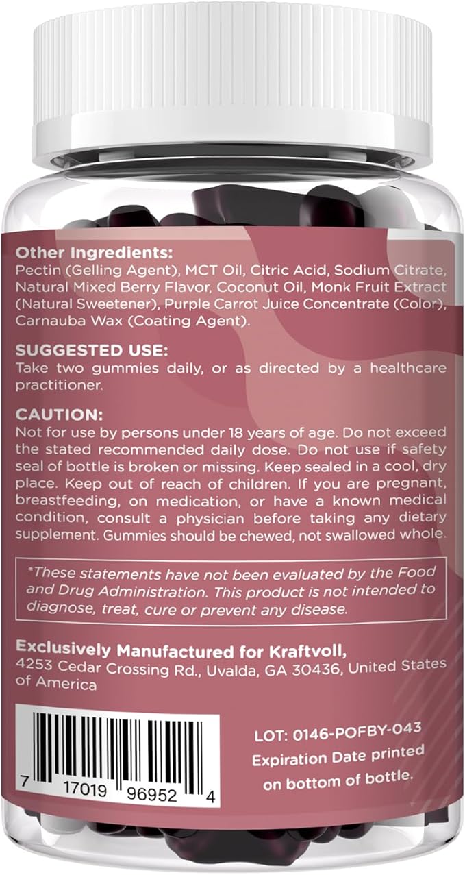 Beet Root Gummies 6000mg – Nitric Oxide Booster with Grape Seed, Pomegranate, Vitamins C & B12 – Nitric Oxide Supplements for Men – Mixed Berry Flavor – 60 Gummies