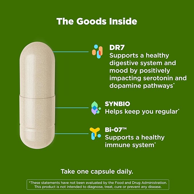 OLLY Big 10 Probiotic, Supports a Healthy Gut Microbiome,* 10 Billion CFUs, 30 Day Supply - 30 Count
