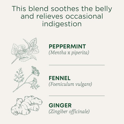Traditional Medicinals Tea, Organic Belly Comfort Peppermint, Promotes Healthy Digestion, 16 Tea Bags
