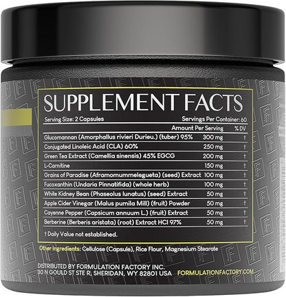Formulation Factory Melt Mode 10-in-1 Metabolic Health & Energy Support | Green Tea, L-Carnitine, CLA, Glucomannan & More | Helps Support Appetite & Metabolism Balance | 360 Count (Pack of 3)