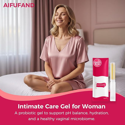 Women's Intimate Care Gel – Enhances Firm Feel & Comfort | Probiotic & Herbal Formula | pH Balanced Daily Hygiene & Odor Control | Gentle Moisturizing Feminine Wash with Applicator (10 PACK)