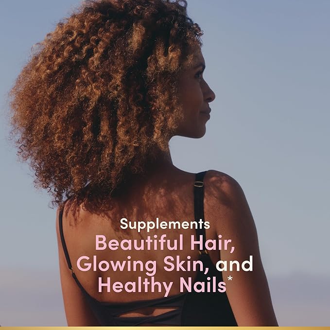 Nature's Bounty Optimal Solutions Hair,Skin & Nails Vitamin Gummies with Biotin,2500 mcg,Strawberry,80 Count (Pack of 3)