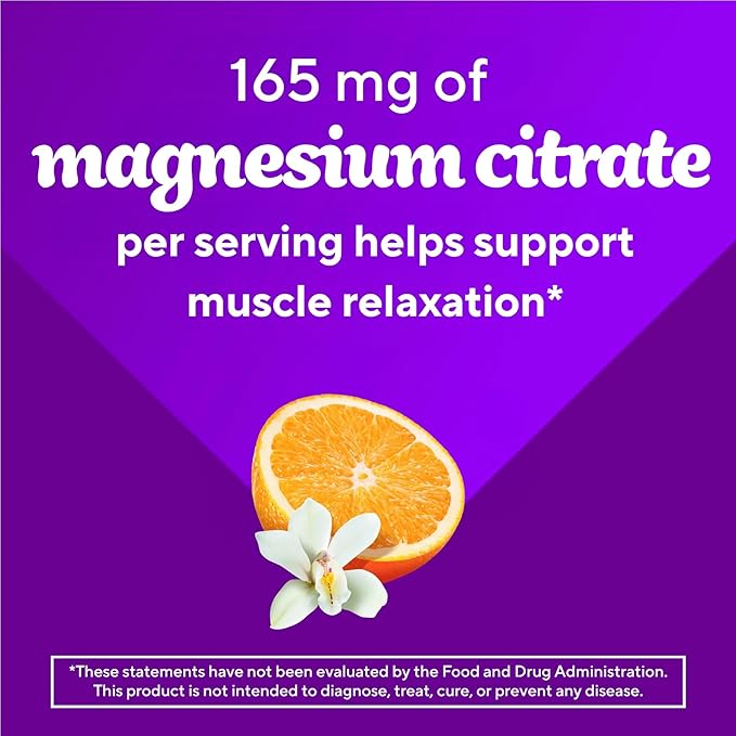 vitafusion Magnesium Gummy Supplement, Bring calm to your vitamin routine, Tropical Citrus Flavor, 60 Gummies