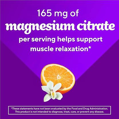vitafusion Magnesium Gummy Supplement, Bring calm to your vitamin routine, Tropical Citrus Flavor, 60 Gummies
