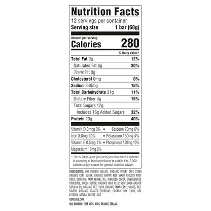 CLIF BUILDERS Protein Bars - OREO-Flavored - 20g Plant Based Protein - Gluten Free - Non-GMO - Low Glycemic - No Artificial Sweeteners - 2.4 oz. (12 Pack)