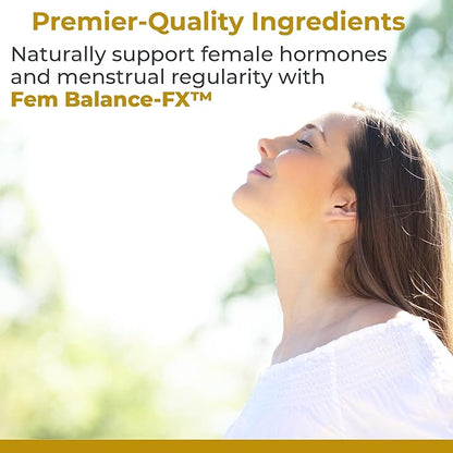 Premier Research Labs Fem Balance FX- Chasteberry Supplement for Women Hormone Balance Support, Chaste Tree Supplement w/Organic Chasteberry Extract, Natural Support for Women- 60 Vegetarian Capsules