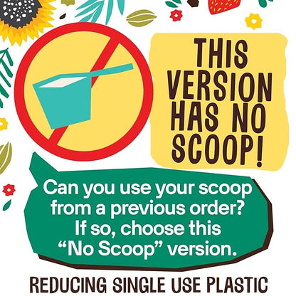 EarthChimp Organic Vegan Protein Powder - with Probiotics - Non GMO, Dairy Free, Non Whey, Plant Based Protein Powder for Women and Men, Gluten Free - 26 Servings 32 Oz (Plain & Unsweetened) No Scoop