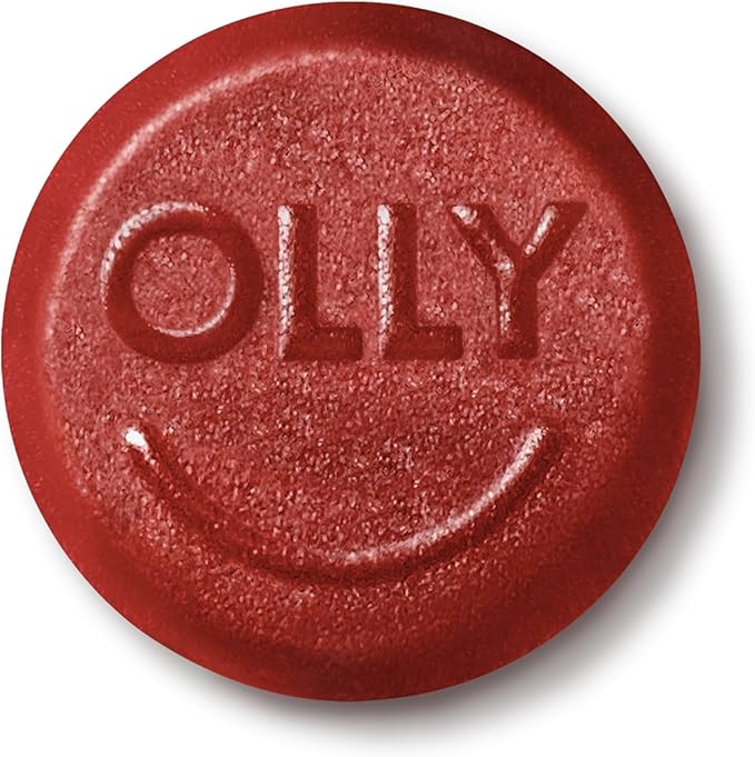 OLLY Goodbye Stress Gummy, GABA, L-Theanine, Lemon Balm, Stress Relief Supplement, Berry - 60 Count