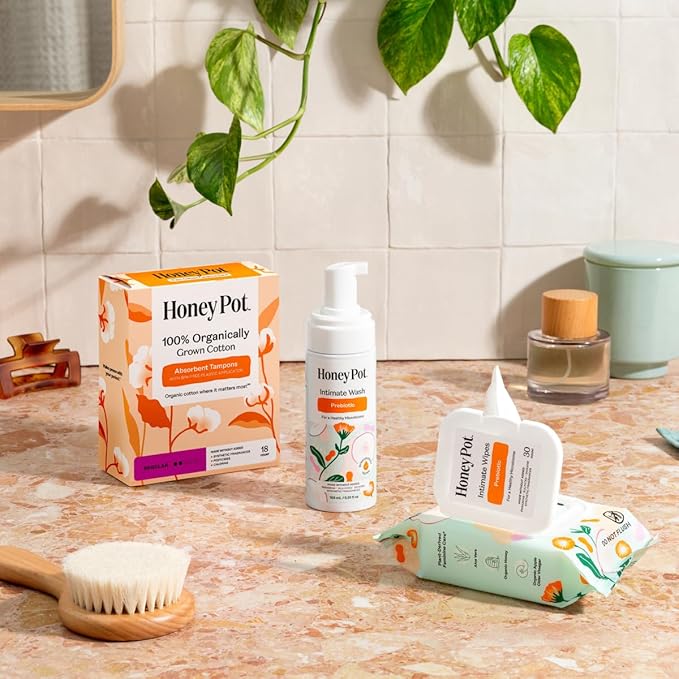 The Honey Pot Company - Prebiotic Feminine Wash - Herbal Infused - Sensitive Skin Types - PH Balanced Plant Based Hygiene Products - 5.51 Fl Oz