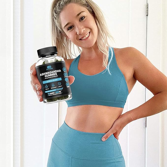 Effective Nutra Ashwagandha Gummies 1500mg – Extra Strength Stress & Sleep Support – 45-Day Supply, Just 2 Gummies Daily – Vegan, Non-GMO, Third-Party Tested – Made in USA (90ct)
