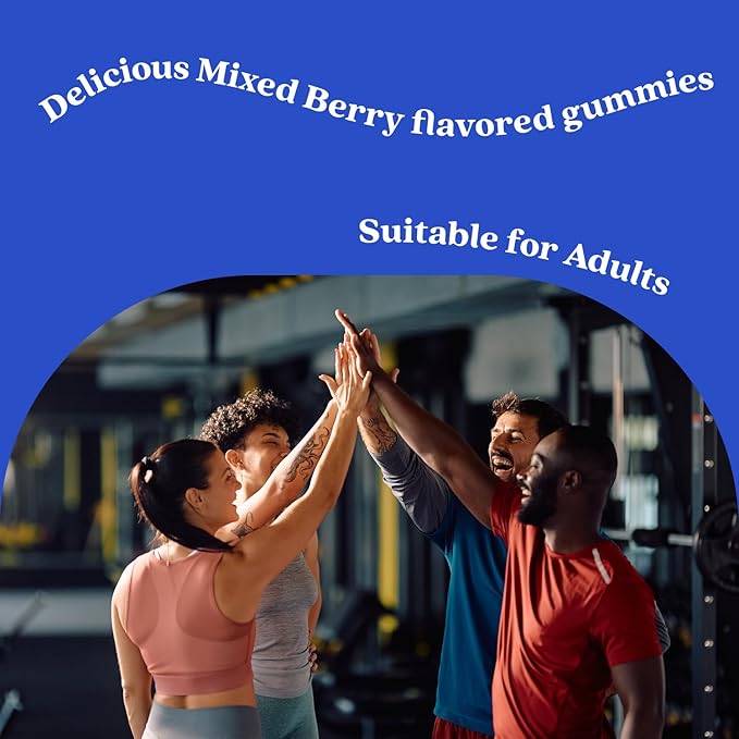 BeLive 5-HTP Gummies - 60 Ct I 5HTP Stress Relief Gummies for Better Sleep, Heightened Focus, Mood Booster & Stress Relief I Serotonin Booster for Adults, Vegan 5 HTP Supplement - Mixed Berries Flavor