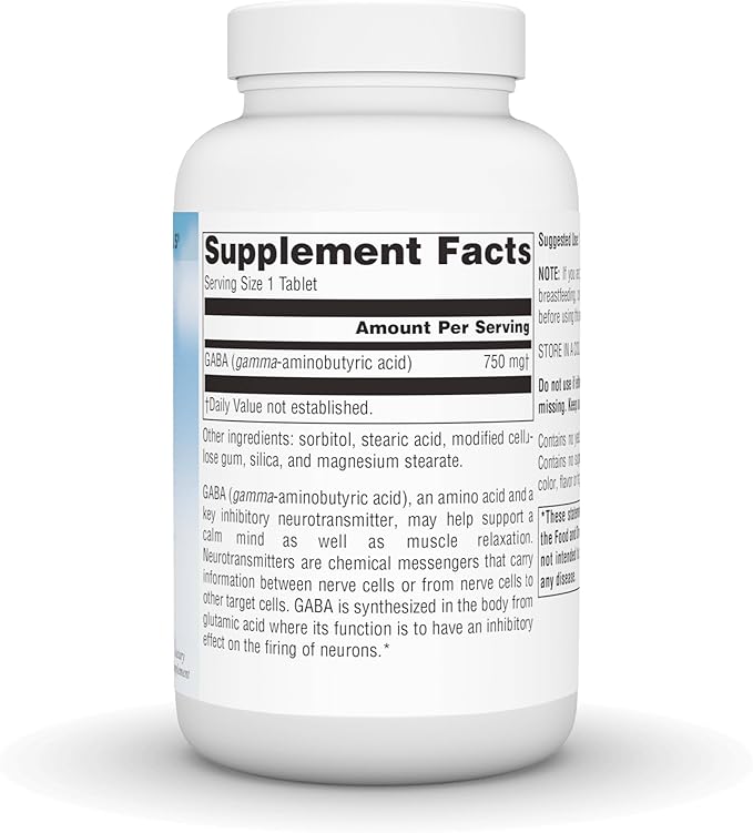 Source Naturals Serene Science GABA, for a Calm Mind* - 750mg, 90 Tablets