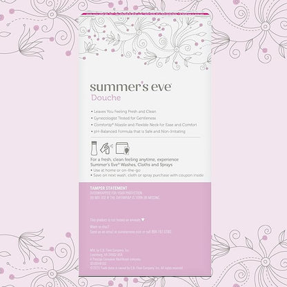 Summer's Eve Douche, Vaginal Douche for Women, Island Splash, 2 Units, 4.5 Oz Each, 1 Pack