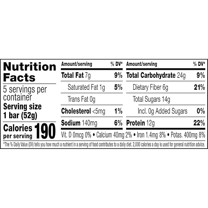 RXBAR Protein Bars, Snack Bars, Variety Pack (5 Boxes, 25 Count)
