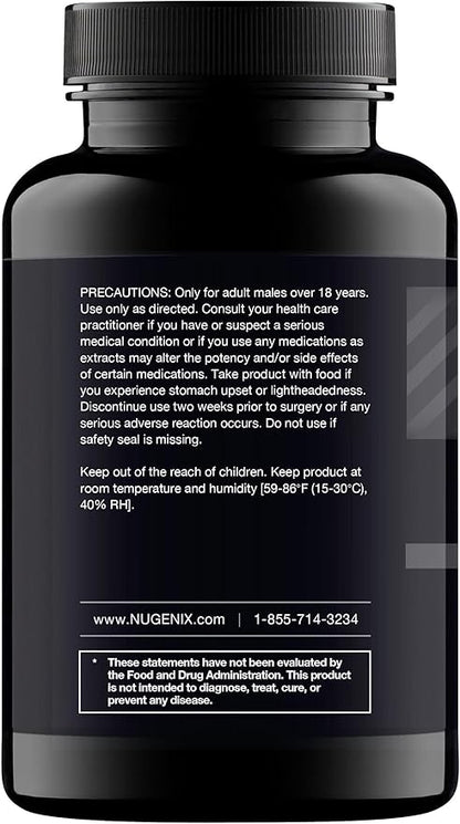 Nugenix Total-T, Free and Total Testosterone Booster Supplement for Men, 180 Count