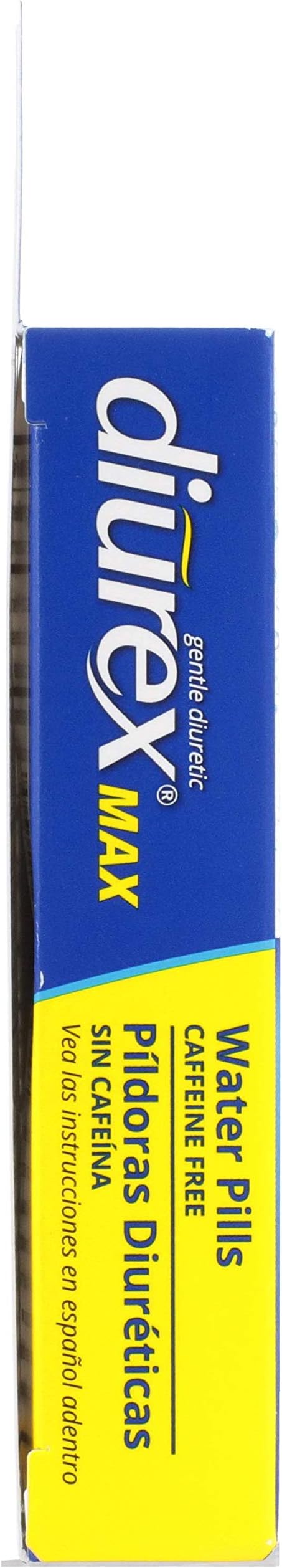 Diurex Caffeine-Free Bloat Relief, Maximum Strength, Relieve Water Bloat Discomfort, Up to 6 Hours of Relief, 48 Count (Pack of 2)