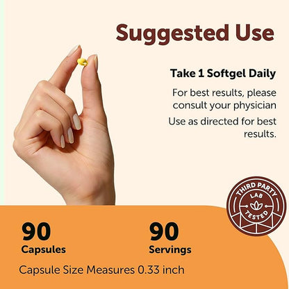 Micro Ingredients Vitamin D3 5,000 IU + K2 MK-7 100 mcg Per Serving, 90 Softgels | 2-in-1 D3 K2 Supplement | Easy-to-Swallow, Non-GMO, Gluten Free