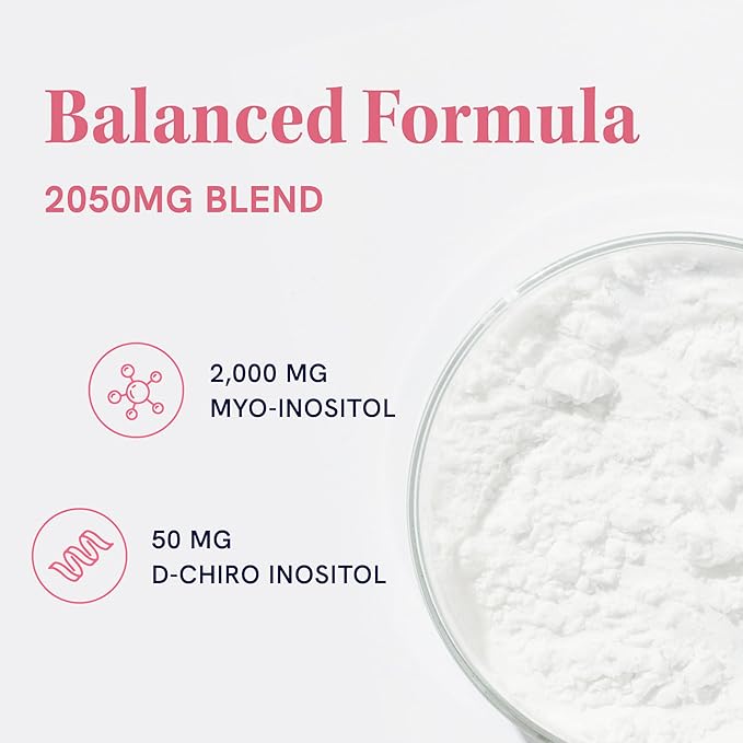 Myo-Inositol Powder Complex & Herbal Hormone Balance Tincture | Hormone Balancing Bundle with Myo-Inositol & D-Chiro (30 Servings) and PMS Menopause & Menstrual Support Liquid (60 Servings)
