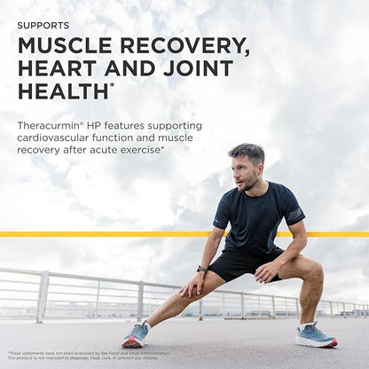 Integrative Therapeutics Theracurmin HP - Heart & Joint Health Support* - Muscle Recovery Support* - 27x More Bioavailable Than Standard Curcumin Extract - 60 Capsules (30 Servings)