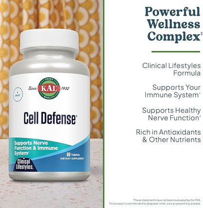 KAL Cell Defense Tablets, 60 Count